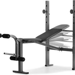 New In Box Weider XR 6.1 Multi-Position Weight Bench with Leg Developer Gym 