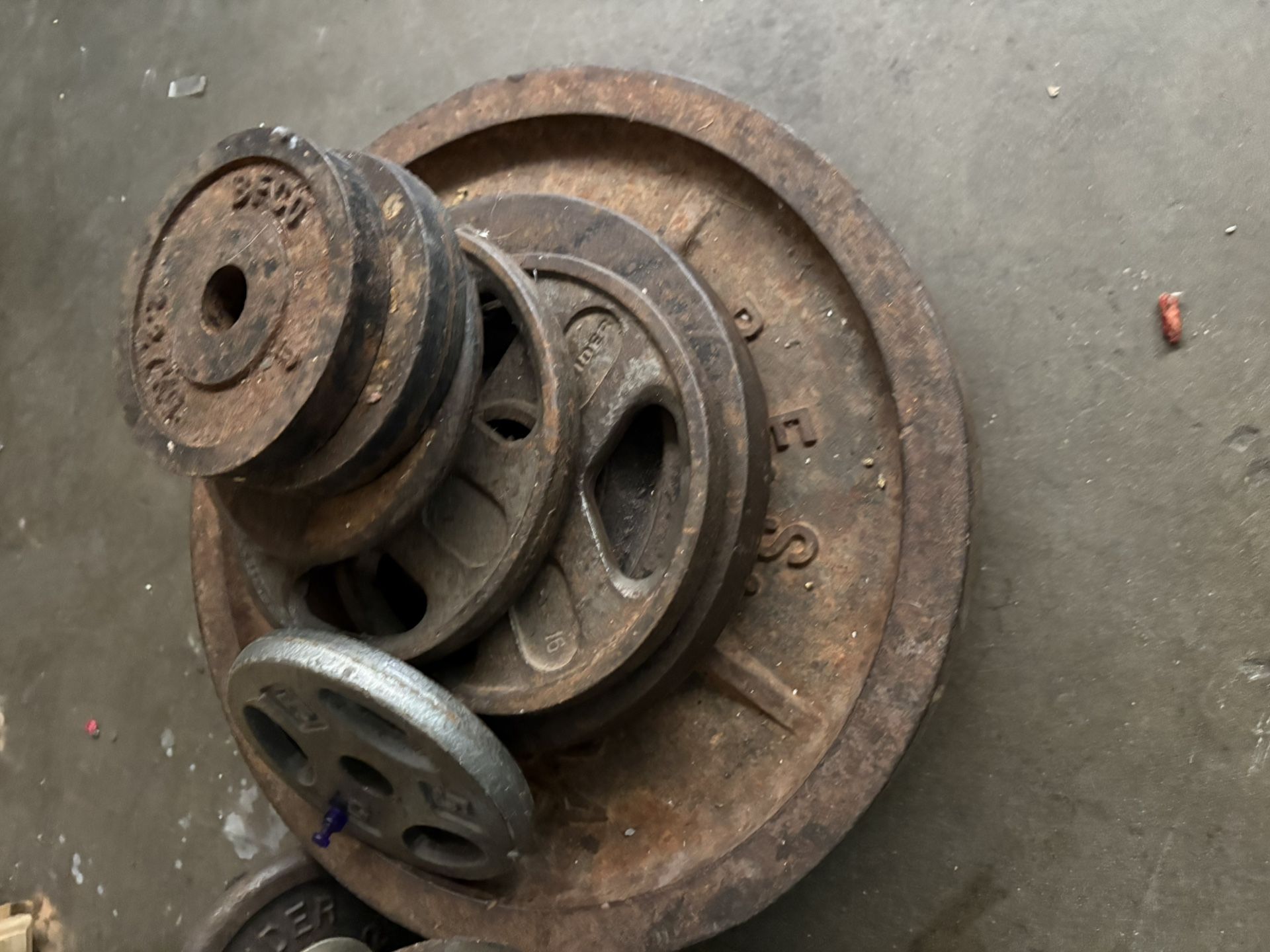 45s 35s 25s 10s Weights