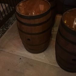 Decorative Authentic Oak Wine Barrels 