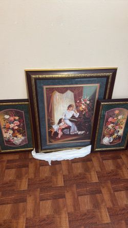 “Home interior gifts” paintings (set of 3)