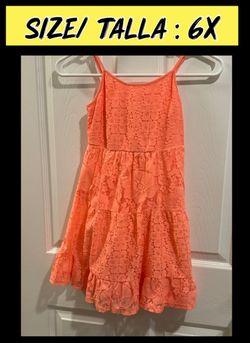 Girls Lace Dress Size 6X