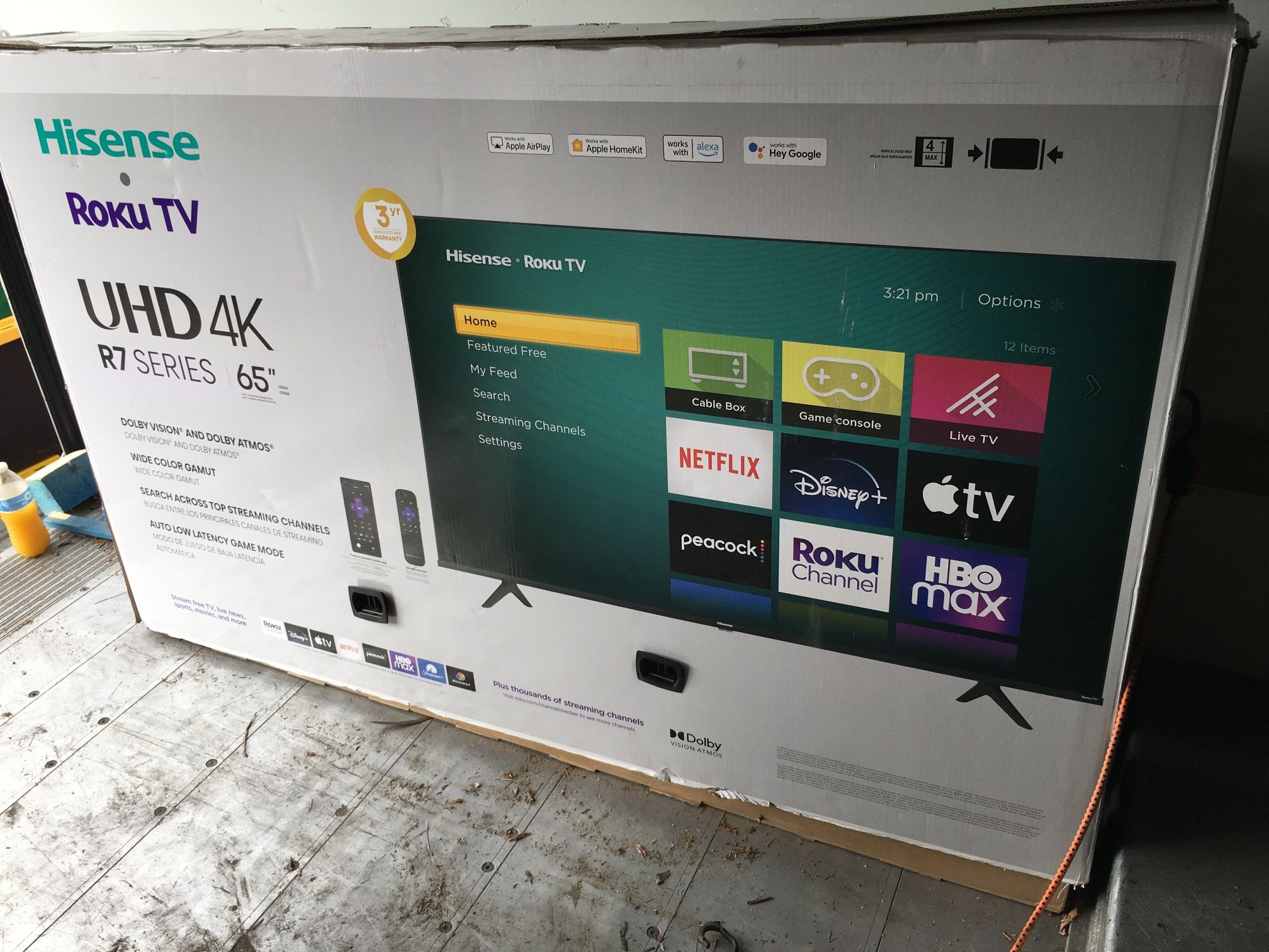 Hisense Roku Television 65” 4K R7 Series