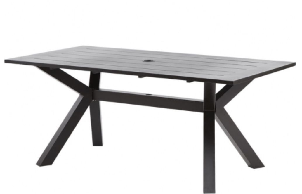 Ink+Ivy Outdoor 72’’ Dining Table in Dark Gray Aluminum $250