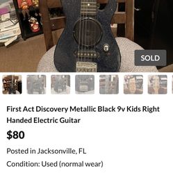 First act discovery, electric guitar for kids
