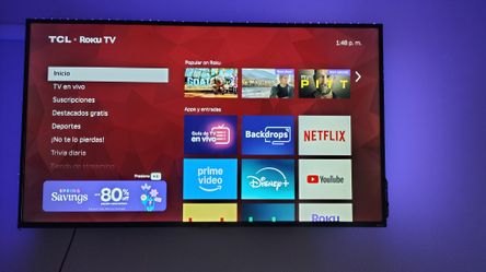 65' TCL Roku TV (no legs)