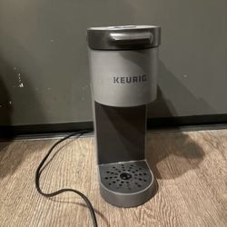 Keurig K-Mini Go Single-Serve K-Cup Pod Coffee Maker Gray: Compact Electric Brewer, 12 oz Capacity