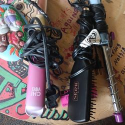 Hair Straightener And Curling Iron 