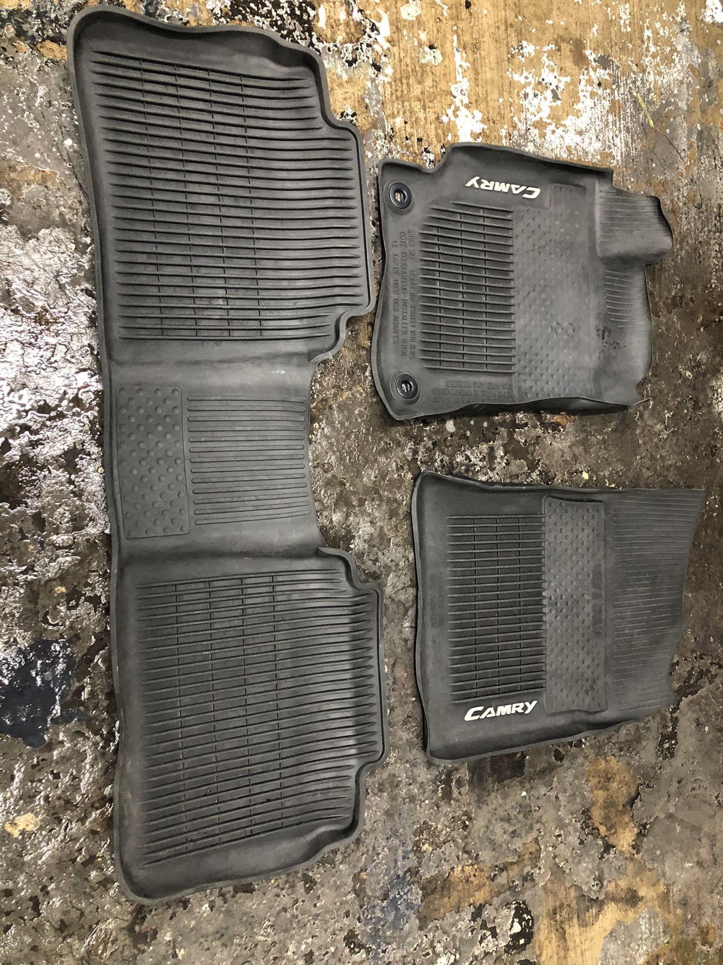 Toyota Camry Set Of All Weather Floor Mats