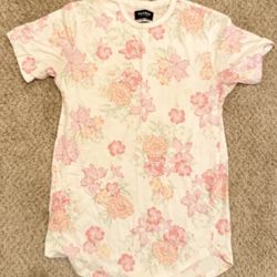PacSun Floral Longline Tee