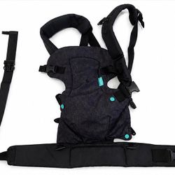Infantino Flip 4-in-1 Convertible Baby Carrier Gray/black Heathers