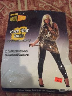 Rock star tunic/adult large-xtra large