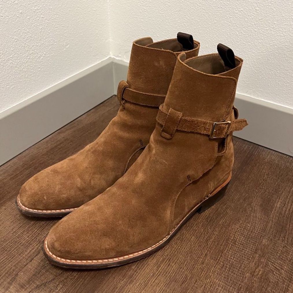 Handmade Suede Leather Boots
