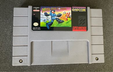 Mega Man Soccer SNES Cartridge