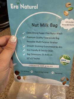 Reusable Nut Milk Bags 