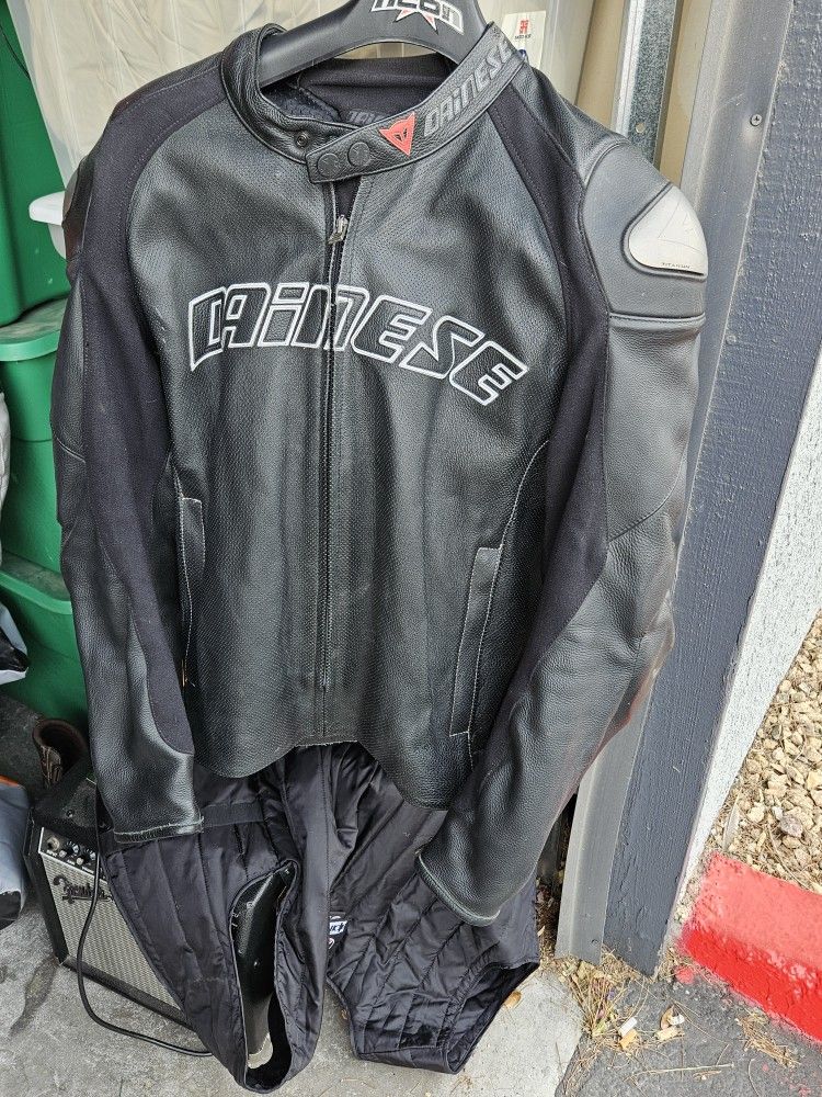 Dianese Black Leather Jacket