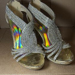 Gold Glam Women’s Shoes 