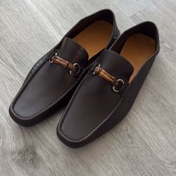 Gucci brown loafers size 12 - new 