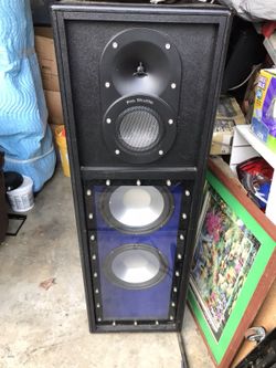 Pro studio 2 towers 12” with tweeter