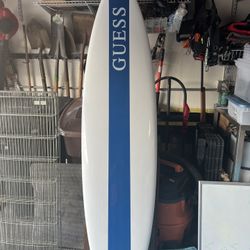 Guess Jean Branded Surfboard 6’11