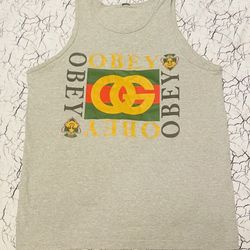 Dolce & Gabbana Logo OBEY Tank Top Men’s Med 