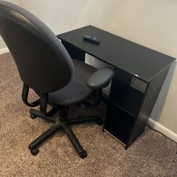 Computer Desk And Chair 