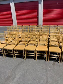 35 chiavari used chairs good / 35 sillas chiavari usadas buenas