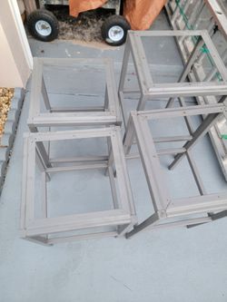 Metal table frames
