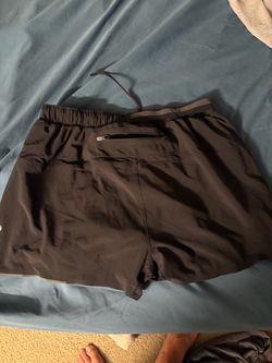 Lululemon Black Athletic Shorts with Zip Pocket