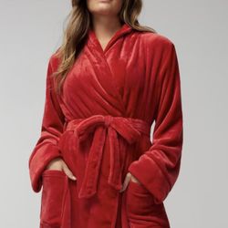 Soma Short Robe Plush Size S/M New With Tags