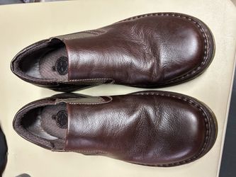 Men's brown Dr Martens slip ons size 11
