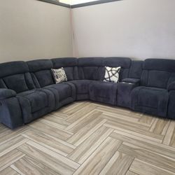 6pc Reclining Sectional