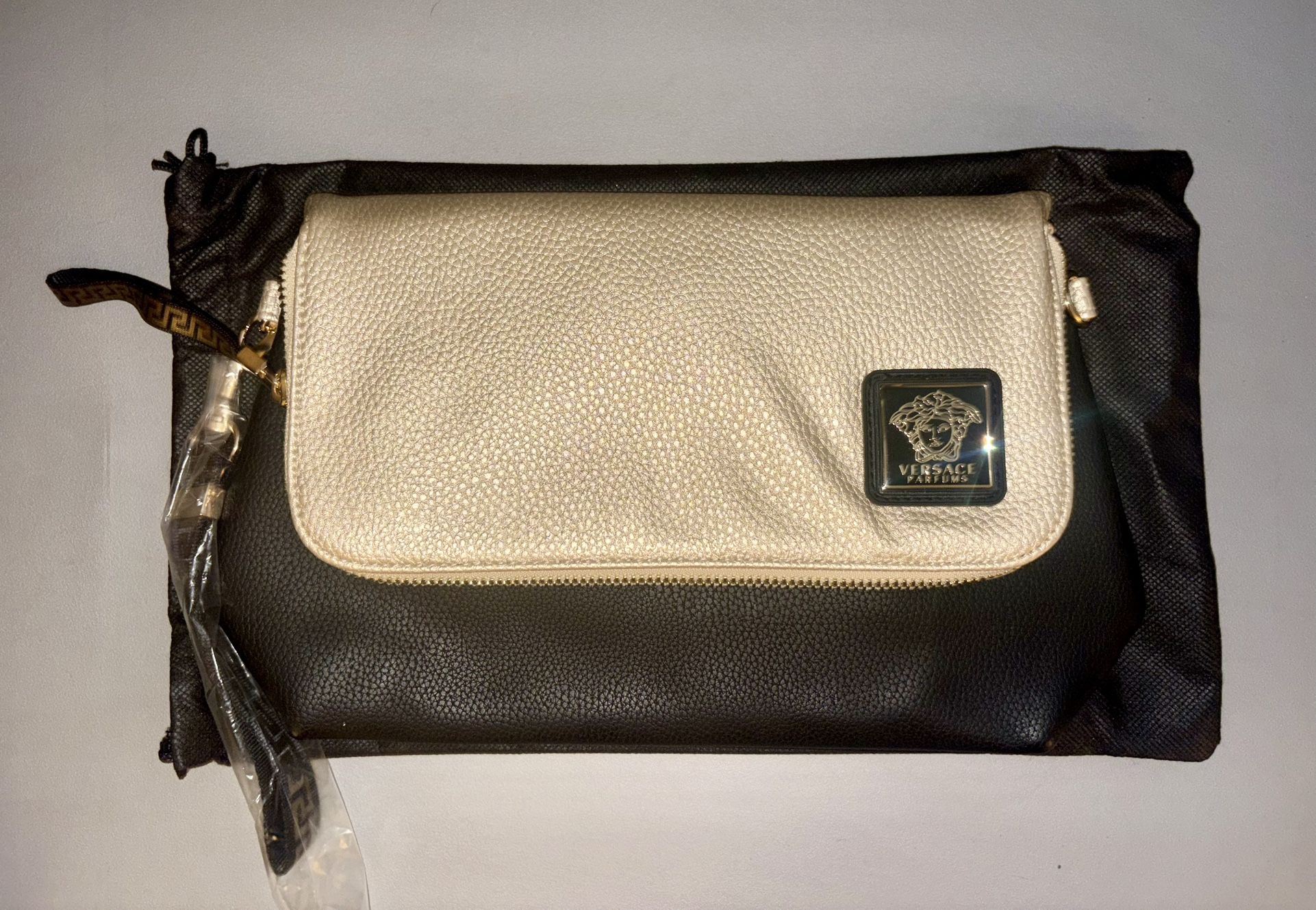 Versace, Bag, New, Gold, Black