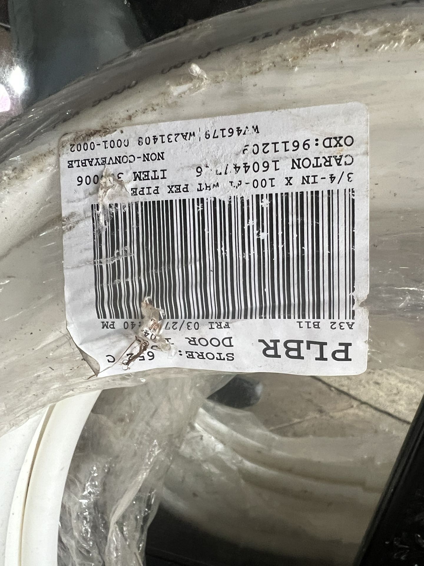 Brand New Roll Of 100 Feet Pex Tubing