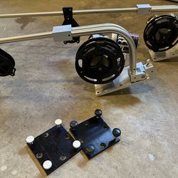 Pair of Big Jon Electric Downriggers - solid 4 foot boom