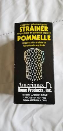 New Expandable 3" Galvanized Mesh Gutter Strainers