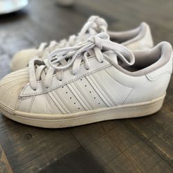 Adidas Superstar Women White Size 6