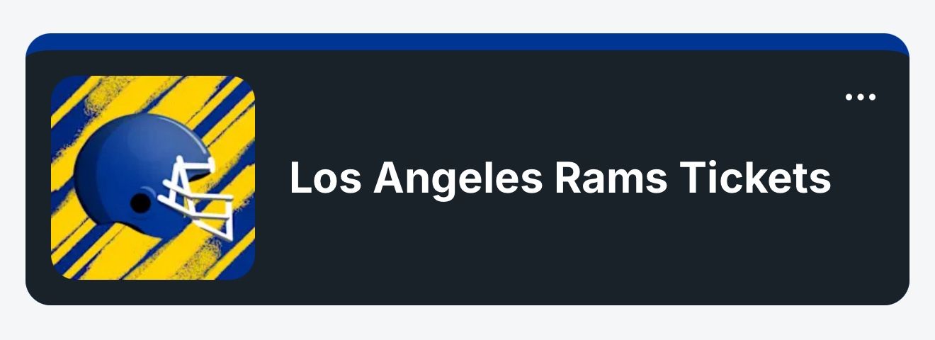 Rams Tickets