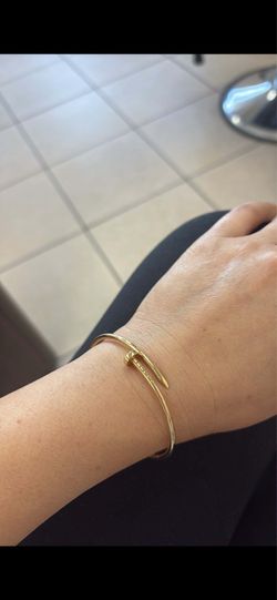 Yellow gold 18k bracelet ( size 17)