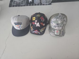 3 caps