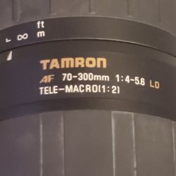 Tamron AF 70-300mm 1: 4-5.6 Tele Macro Camera Lens