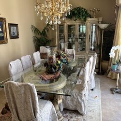 Dining Table And Cabinet