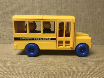 Vintage ‘80s Tuppertoys Tupperware School Bus/Classroom