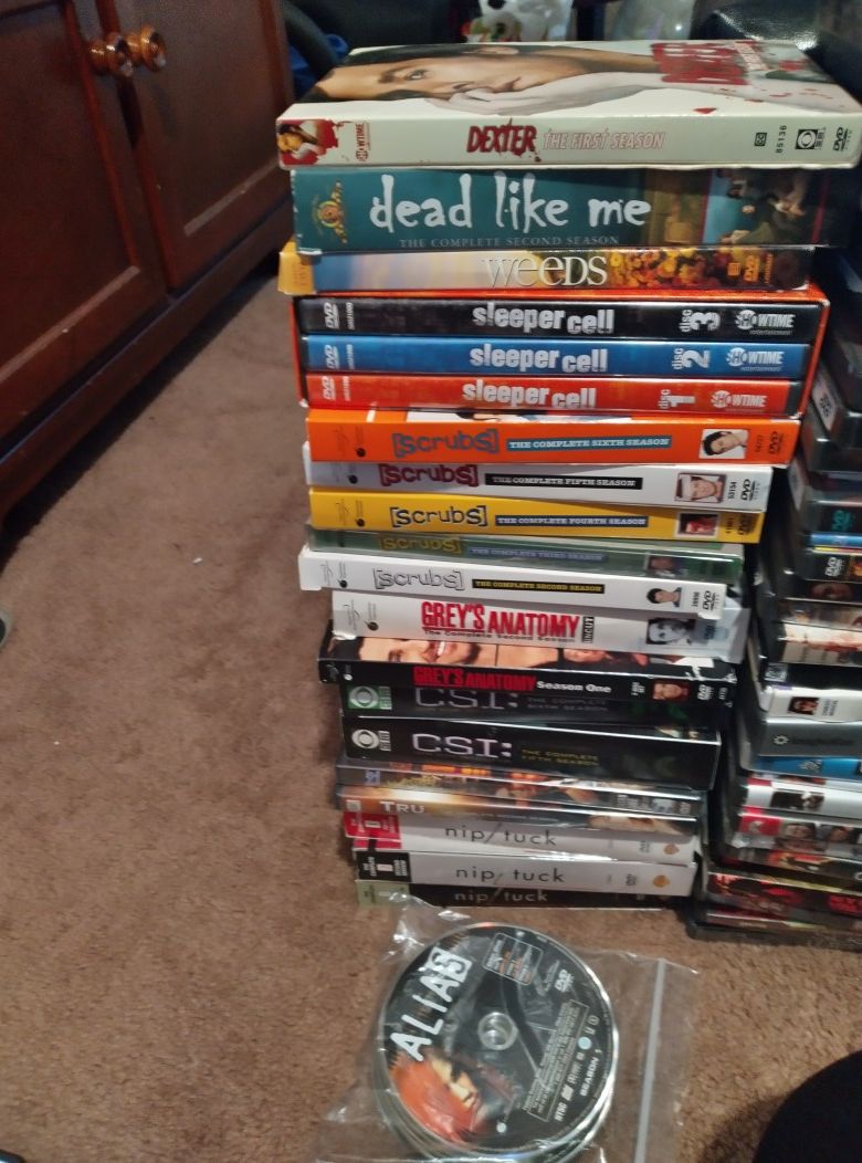 Movies, TV series DVDs