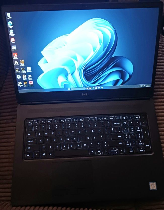 Fast! Dell Precision 17.3 Inch WorkStation Laptop Intel Hexa Core 5.1 GHz CPU 32GB RAM 1TB NVMe SSD 1080P LCD Nvidia RTX 4000 8GB DDR6 GPU Win 11 Pro 