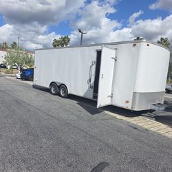 Look 24 enclosed car trailer
