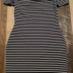 Stripped Windsor Dress