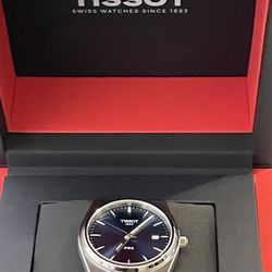 TISSOT PRX 40MM BLUE DIAL, “NEW”