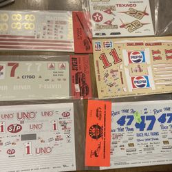 Vintage NASCAR Decals 1:24