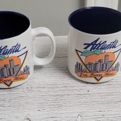 2 Vintage Mugs Atlanta 