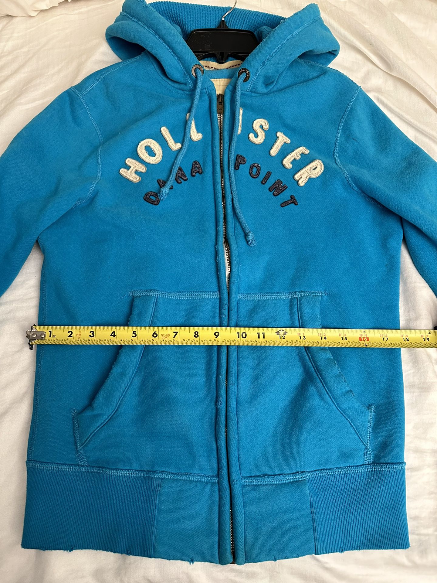 Blue Hollister hoodie size S
